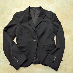 Express Women's Black Blazer - Size 6